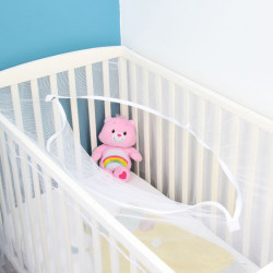 Москітна сітка для дитячого ліжечка з універсальним отвором на блискавці