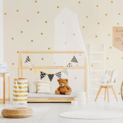 Москітна сітка на односпальне ліжко однотонна біла з поліестеру