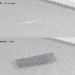 Zerrissenes Klebeband für die Bildschirmreparatur Zerrissenes Klebeband für die Bildschirmreparatur