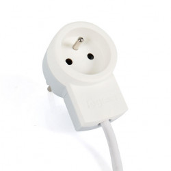 Dual-purpose plug for connecting electric blinds without additional work