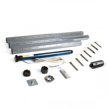  Kit axe électrique pour amortisseur électrique Somfy® RTS ø60 mm