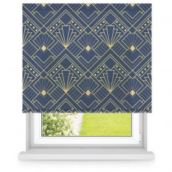 Shutters 2in1 DUO Darkened or sifting premium-class roller blinds in Art Deco style