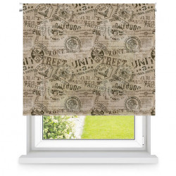 Estores enrollables Premium Street Art Blackout o tamizado