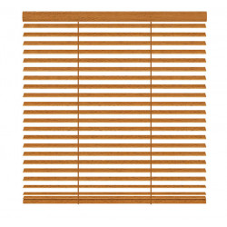 Aangepaste jaloezieën gemaakt van 25 mm hout.