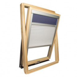Velux ® Duo-kompatible Rollos Duo-Siebung und Verdunkelung 2in1