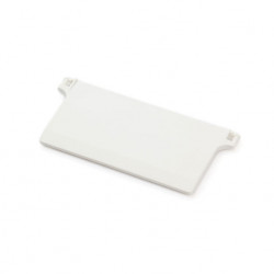 Weighting plate for blinds with vertical stripes (California blinds)