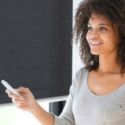 Motor kit for blinds with fasteners and tube