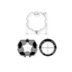 Wellenadapter ZF80 9420339 für Somfy-Motoren ø 60 mm Wellenadapter ZF80 9420339 für Somfy-Motoren ø 60 mm