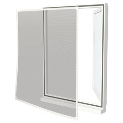 Moustiquaire à cadre magnétique sans trous en PVC