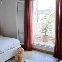 Рулонна москітна сітка з алюмінієвими дверцятами-Люкс