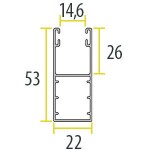 U-vormig element voor reparatie 