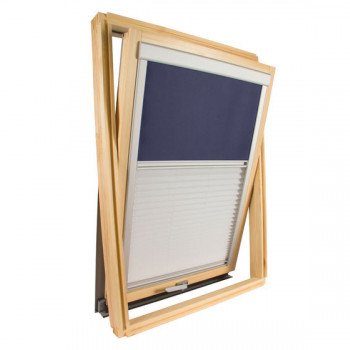 Рулонні штори, сумісні з Velux ® Duo просіювання і затемнення Duo 2в1
