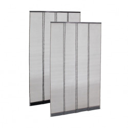 La Mosquitera en las puertas se puede cortar sin perforar