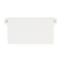 Weighting plate for blinds with vertical stripes (California blinds)