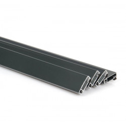 Conjunto de 4 perfis de alumínio de corte para mosquiteiro de quadro fixo