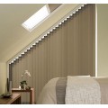 Buy Custom Slanted California Blinds 89 and 127 mm Strips, Vertical Blinds, for Trapezoidal Windows at Factory Prices