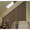 Buy Custom Slanted California Blinds 89 and 127 mm Strips, Vertical Blinds, for Trapezoidal Windows at Factory Prices