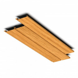 An accessible ceiling with one partition is easy to disassemble and assemble