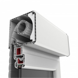 Automated Regilux roller with built-in mosquito net