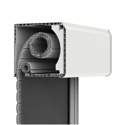 Automated Regilux roller with built-in mosquito net