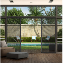 Антимоскитная Система бокового открытия для дверей и окон, предназначенная для установки на окна или двери с частым проходом