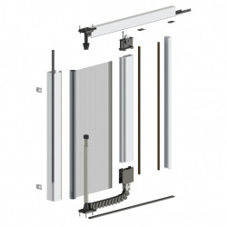 Антимоскитная система, Боковой ролик с цепью