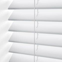 Lux wooden blinds, with 50 mm wide slats