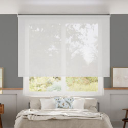 Roller blinds made of recycled plastic, sustainable energy-efficient sun protection