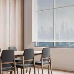 Volets roulants écran Ibiza 335 avec ouverture de 10%, avec protection contre les incendies et les acariens