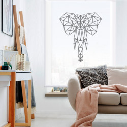 Youth Roller Blinds with Print Abstraction, Geometry, Animal, Elephant