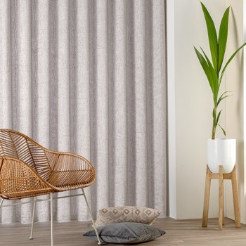 Cortinas de tecido macio com acabamento Sling