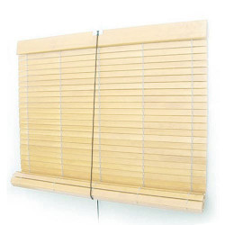Roller blind, Alicantina blinds for exterior made of wood of various colors with PEFC certificate