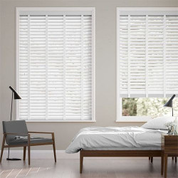 PVC blinds of wood color, With veins, roughness to the touch, lacquer effect, imitation of wood