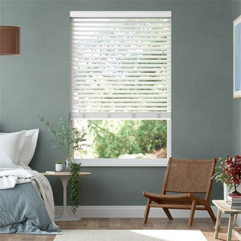 Buy Lux wooden blinds, with 50 mm wide slats at Factory Prices