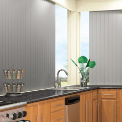 Vertical curtains with opaque nano fabric