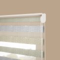 Bestel Blinds day-night met metallic effect in zilver en goud tinten tegen fabrieksprijzen