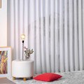 Pida Cortinas con tela ligera con hilos finos en relieve, suave, delgada y elegante, cortina en la ventana, cortinas para luraz romántico a precios de fábrica