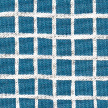 Japanse retro en Britse stijl keukenpanelen, prints in warme tinten met tinten blauw en rood