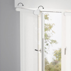 Roller blinds without drilling Eco-friendly, PVC, halogen-free, with antibacterial treatment