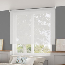 Roller blinds made of recycled plastic, sustainable energy-efficient sun protection
