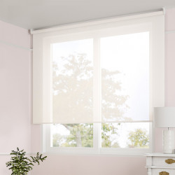 Fabric roller blinds made of fiberglass