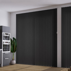 Vertical curtains, Vertical slats, Blackout, Full adjustment of light penetration