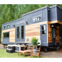 Casa de remolque habitación móvil Villa sobre ruedas caravanas