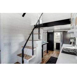 Fertighaus im Freien aus Styropor, Fertighaus, kleines Wohnmobil