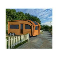 Camping-car écologique en bois, remorque, m2 Camping-car écologique en bois, remorque, m2