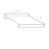 150 cm +196,02 €