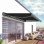 Motorized awning 3000x3000 mm Built-in LED backlight, radio module 1 channel