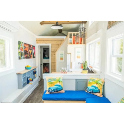 Cour intérieure, mobile, camping-car 6515x2330, 21,94 m2, cuisine, superficie, salle de bains, chambre d'hôtes