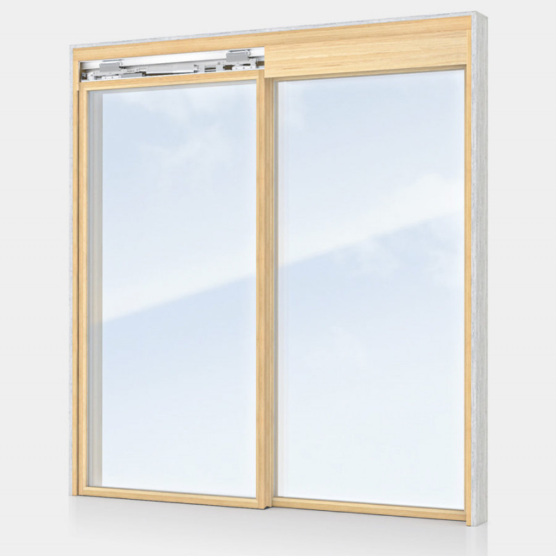 Pida Sistema de ventana de madera deslizante sin umbral Fly Light, m2 a precios de fábrica