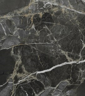 Detalle del acabado · FM6131 — Panel WPC 8 mm FM6131 Mármol Negro Veta